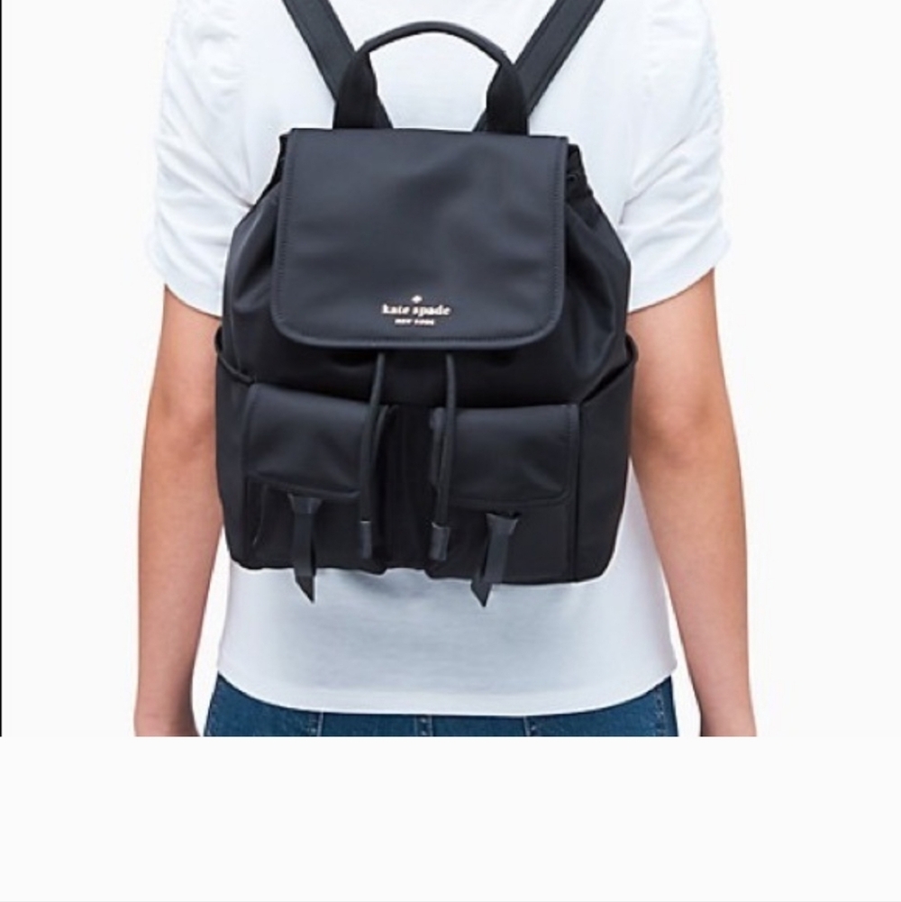 Kate Spade Carley Flap Backpack - NWOT (care card included)